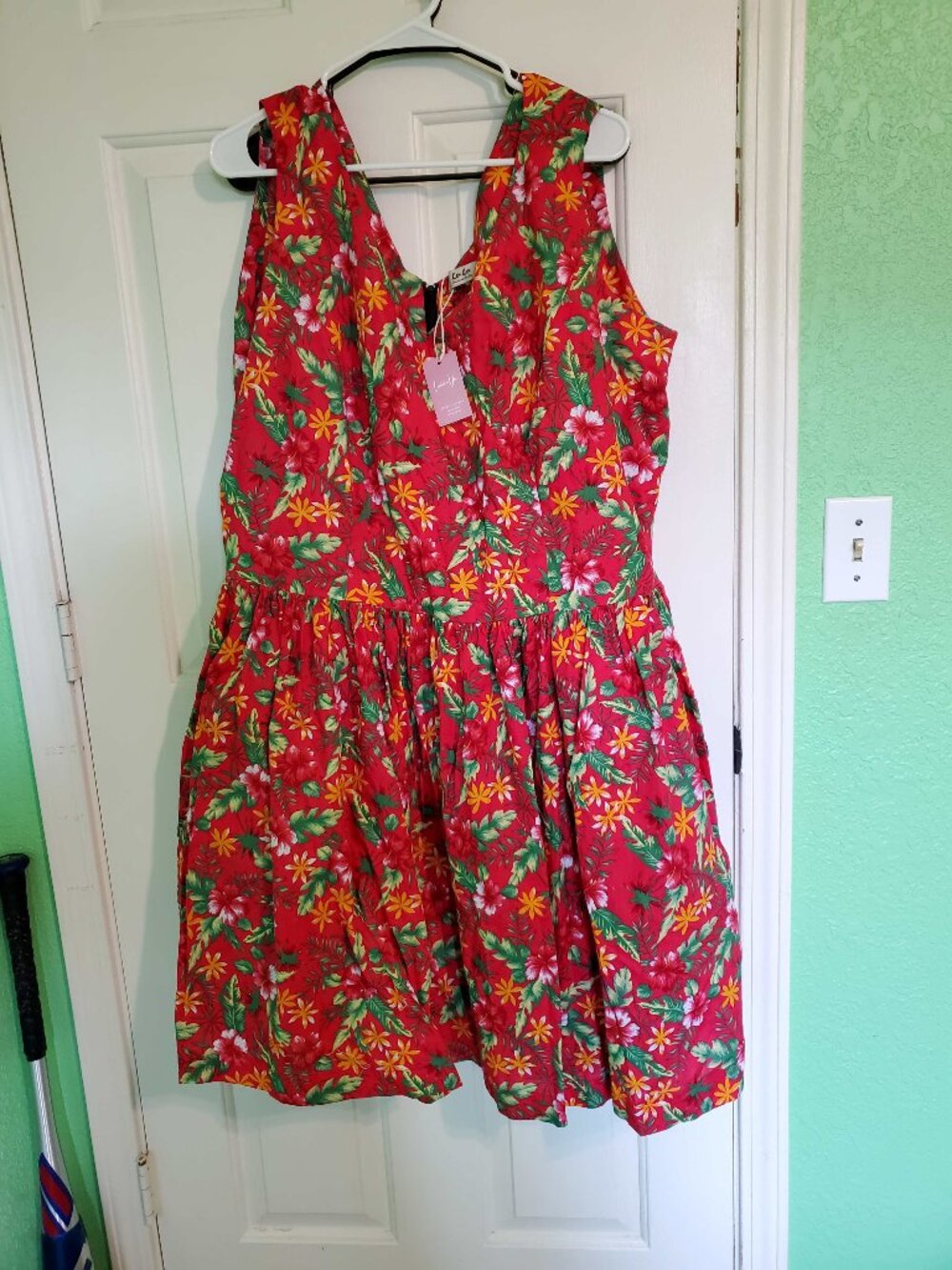 Curvy Girls' Hawaiian Dress